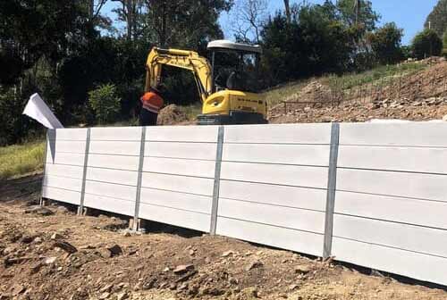 fiberglass composite retaining wall